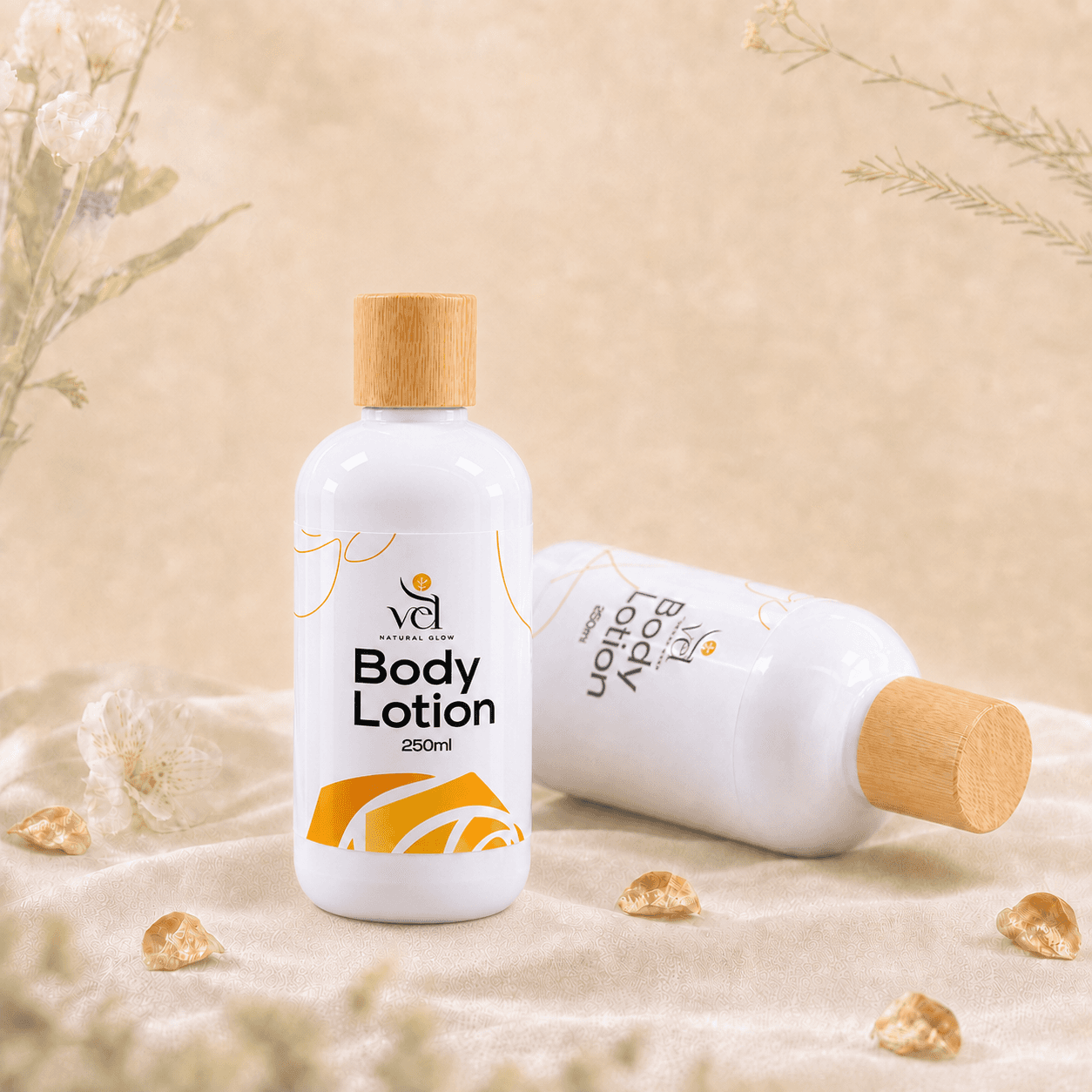 Body Lotion official VEL two-view product photograph