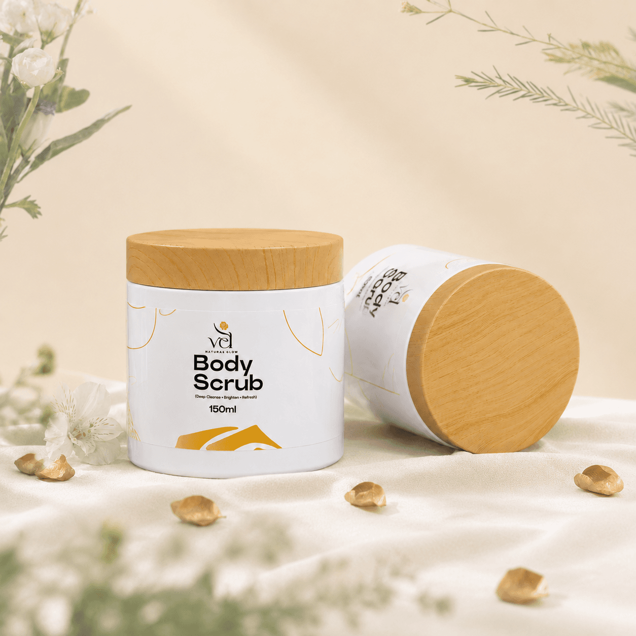 Body Scrub official VEL two-view product photograph