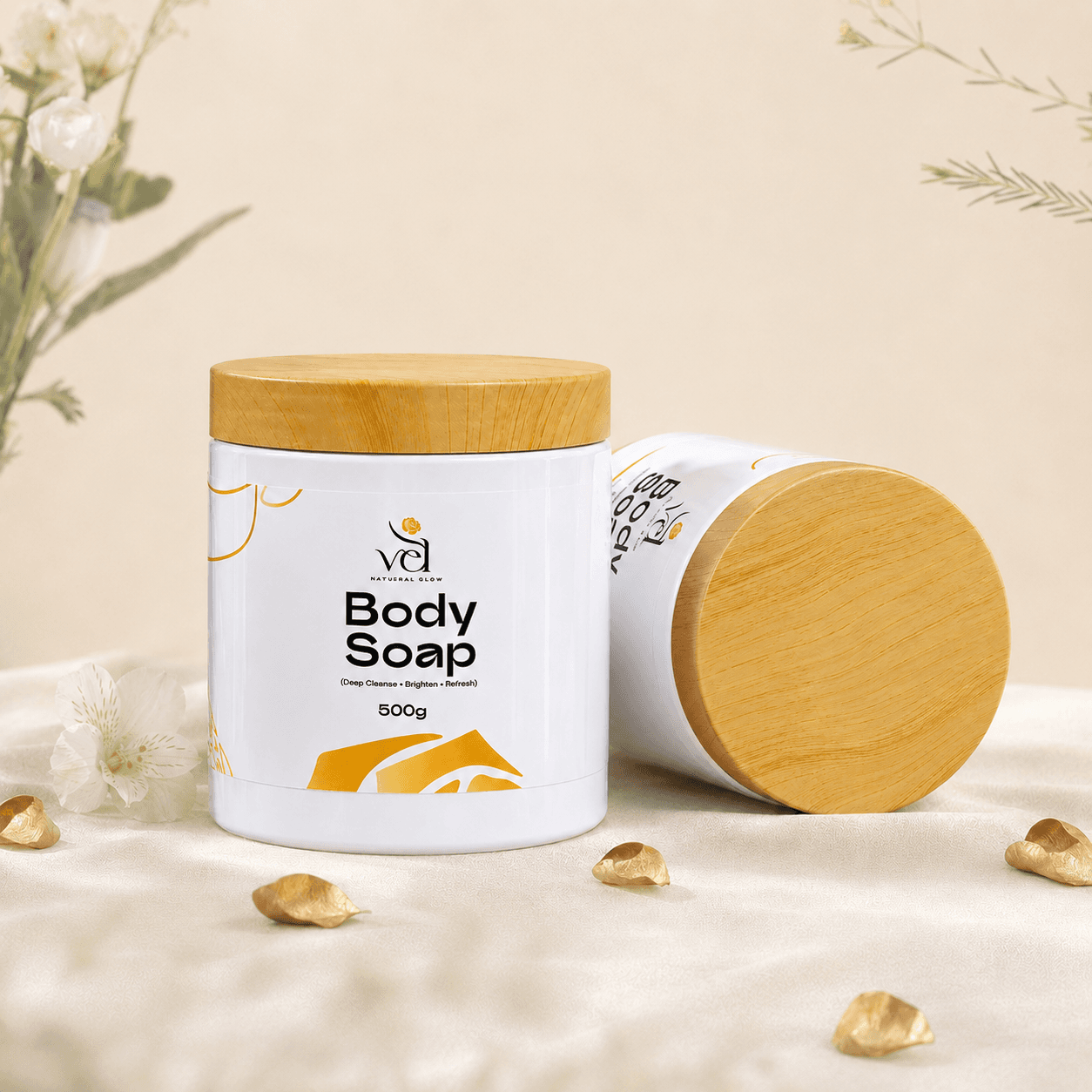 Body Soap official VEL two-view product photograph